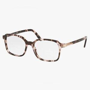 PRADA VPR03X NWOT Orchid Tortoise Acetate 53-17-140 Preppy Career Eyeglass Frame